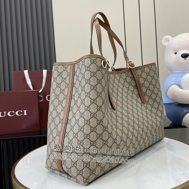 Gucci專櫃古馳最新款Emblem系列大號托特包 jh1989型號：815212